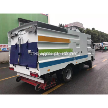 Caminhão de sucção Dongfeng 4x2 com escova traseira